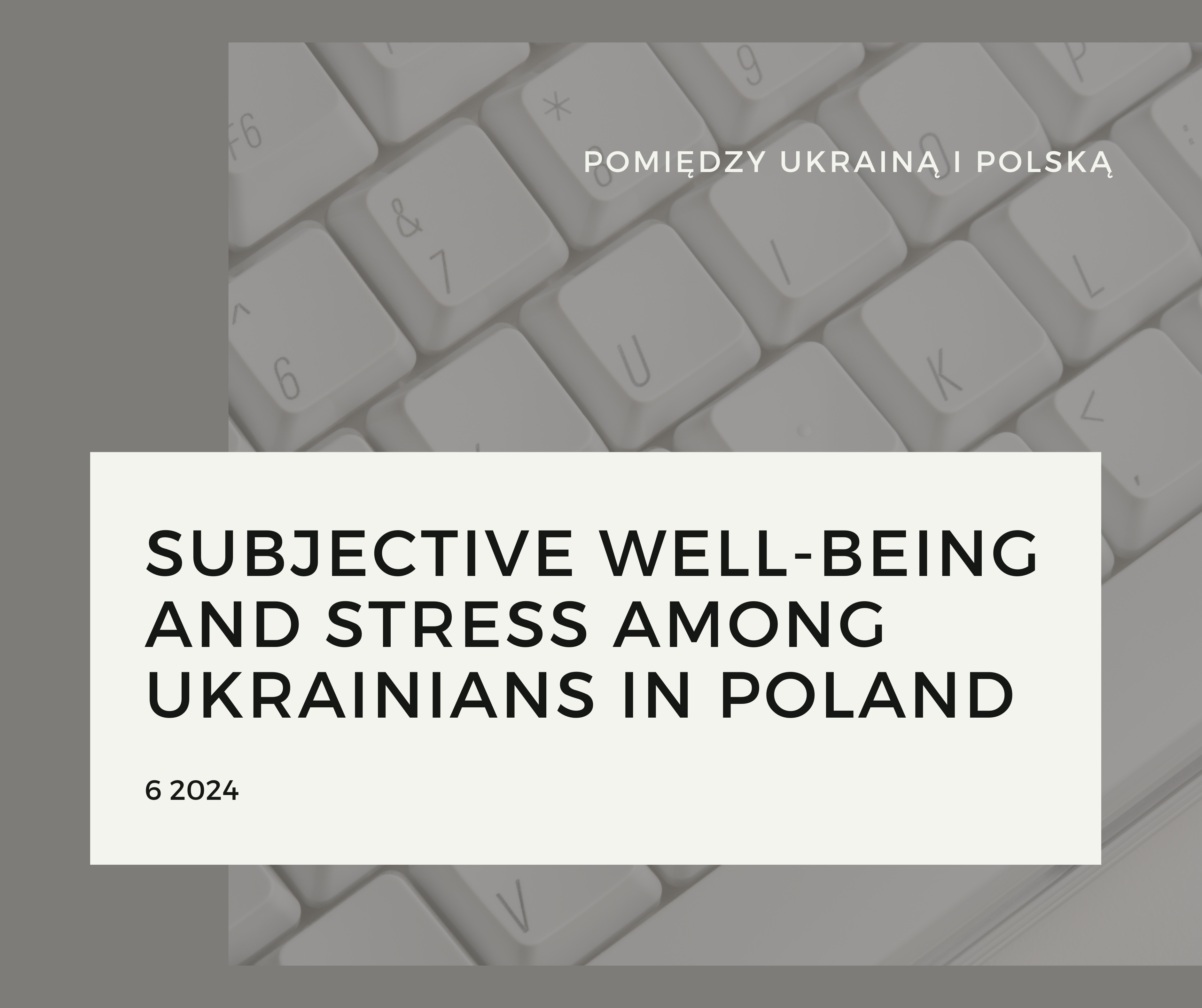 Subjective well-being and stress among Ukrainians in Poland